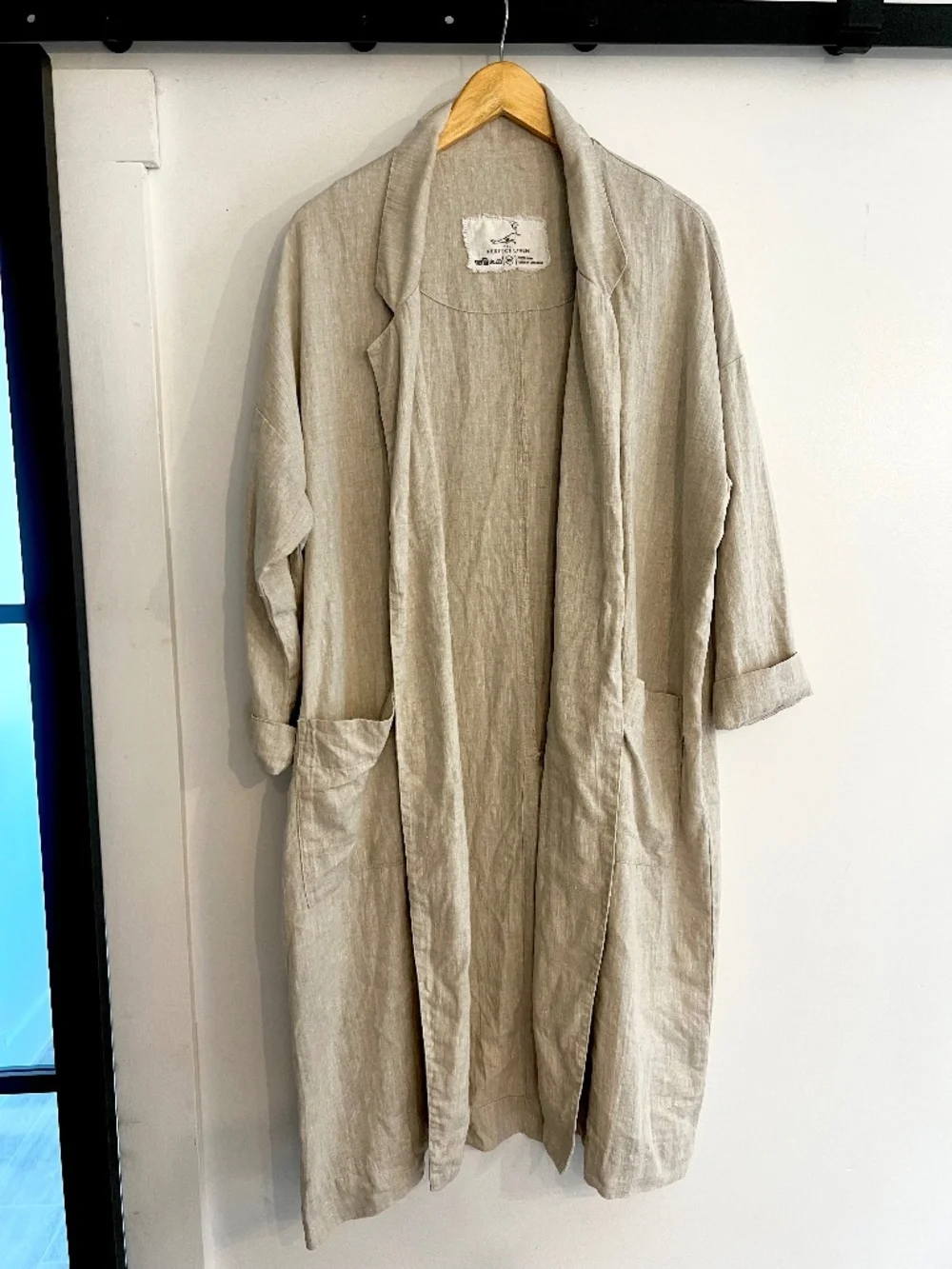 NotPerfectlinen Victoria jacket XS Beige